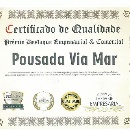Hotel E Pousada Via Mar Itapocu Экстерьер фото