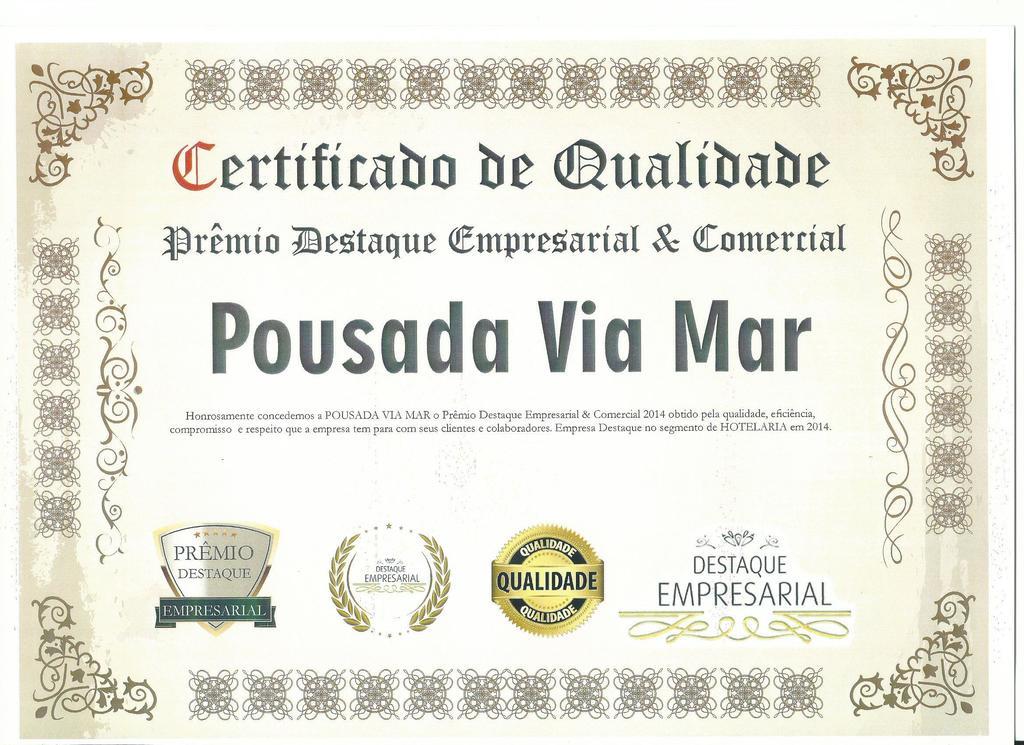 Hotel E Pousada Via Mar Itapocu Экстерьер фото